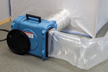 Dri-eaz HEPA with ducting